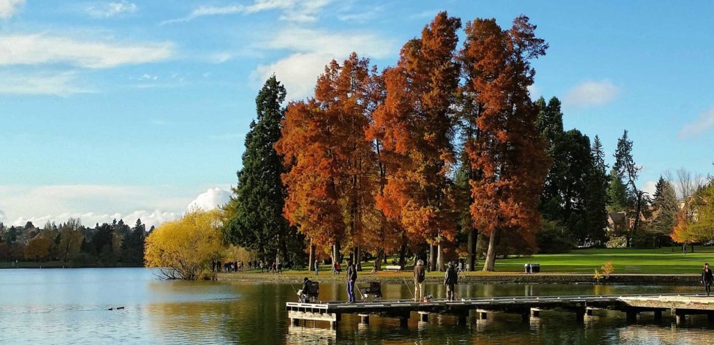 Green Lake Park Seattle Washington
