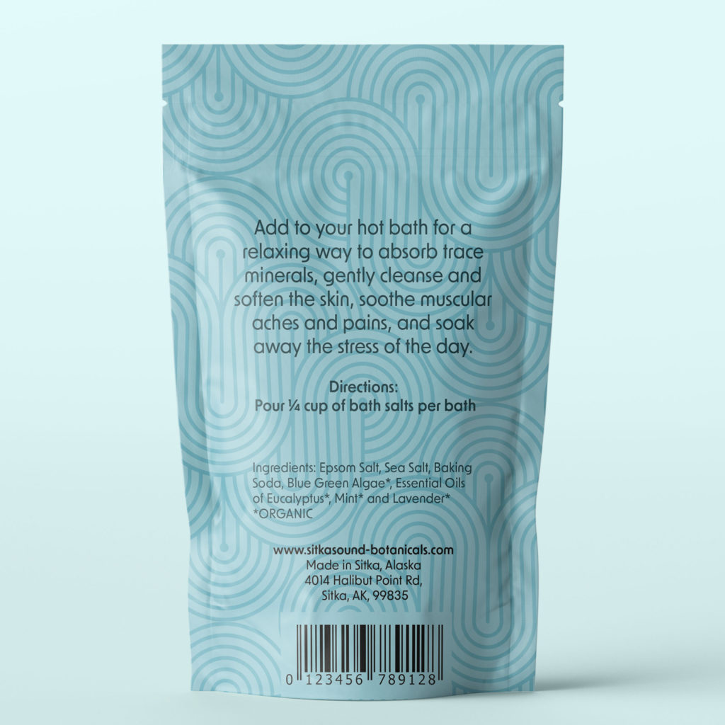 Packaging design project with a focus on typography